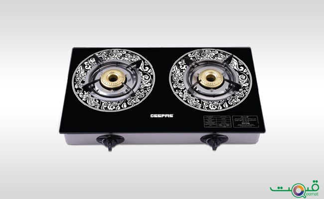 Geepas Double burner Gas cooker GK6893