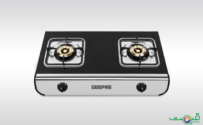 Geepas GK6895 Double Gas Burner Stove